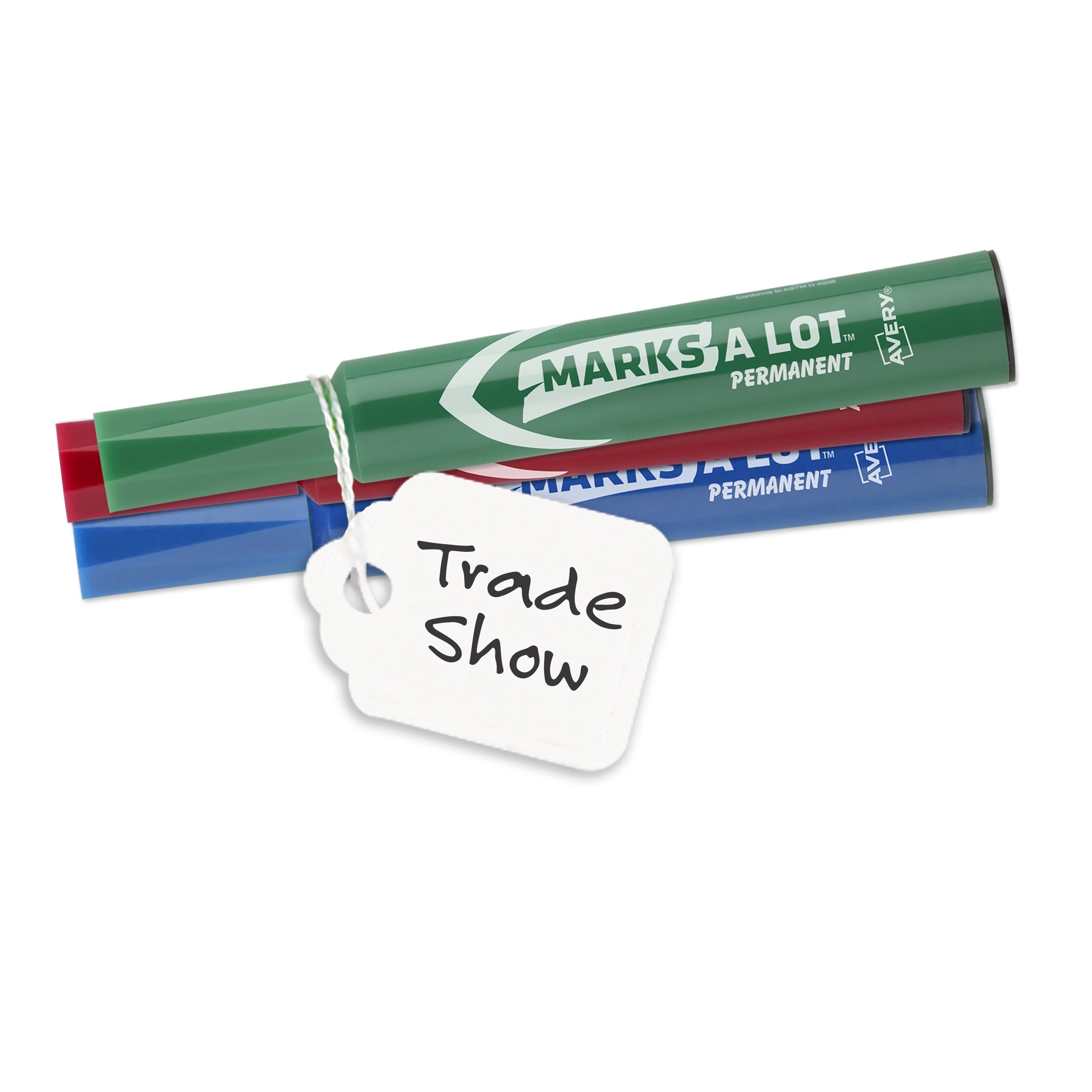 Avery Marking Tags, Strung, 2-3/4" x 1-11/16", 1,000 Tags (12201)