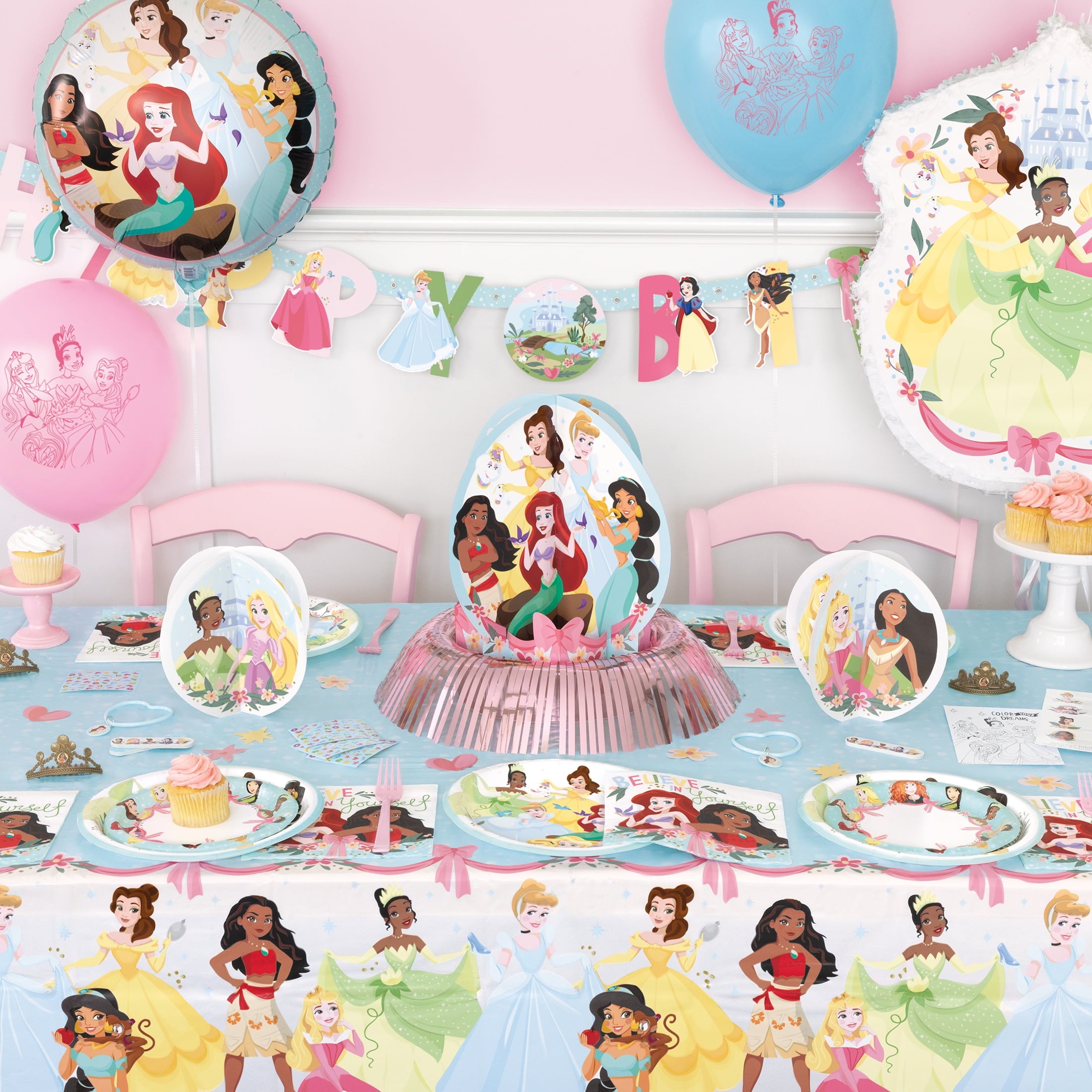 Disney Princess Pinata, Pull String, 22.5 x 19in