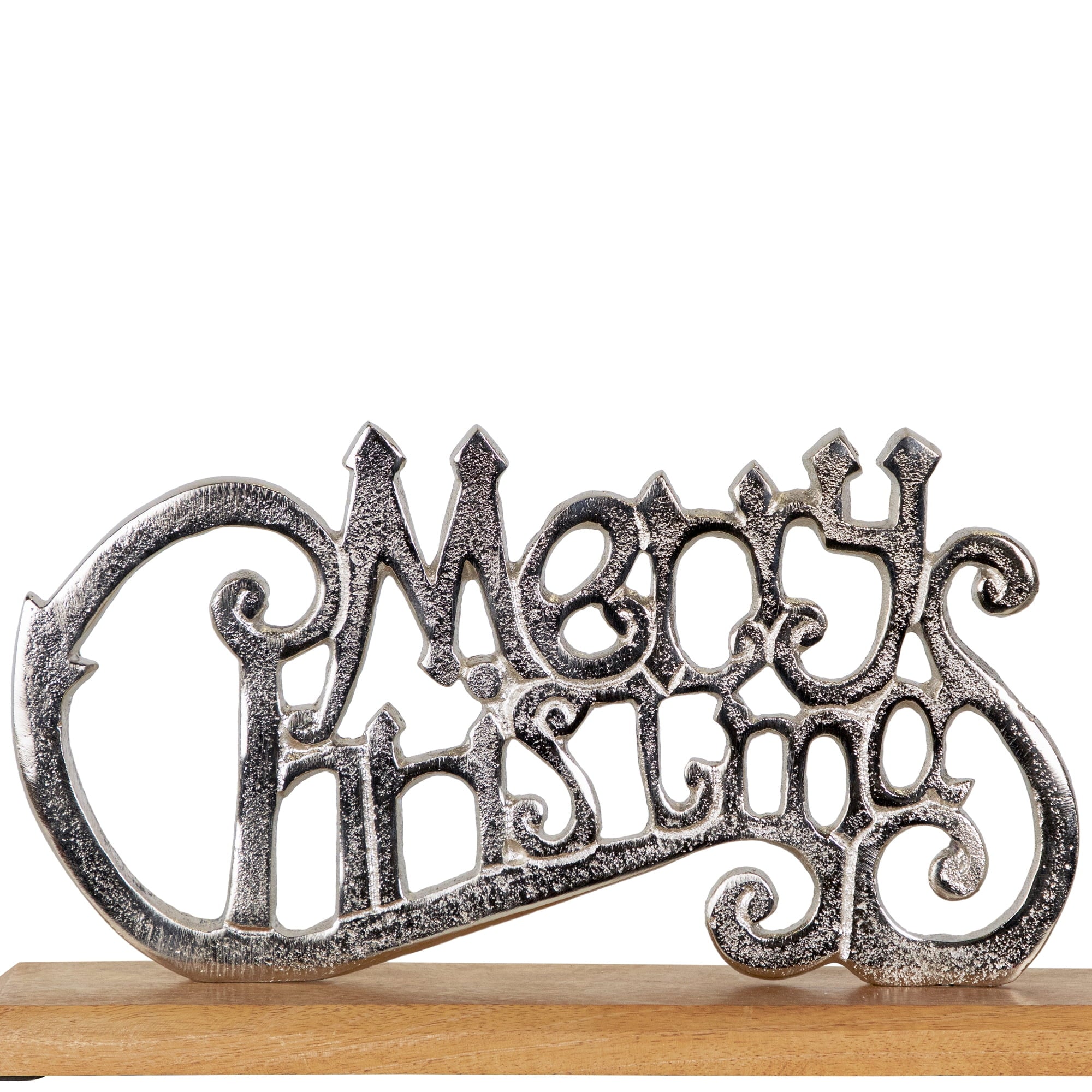 Northlight "Merry Christmas" Metal Sign Votive Candle Holder -15.5"