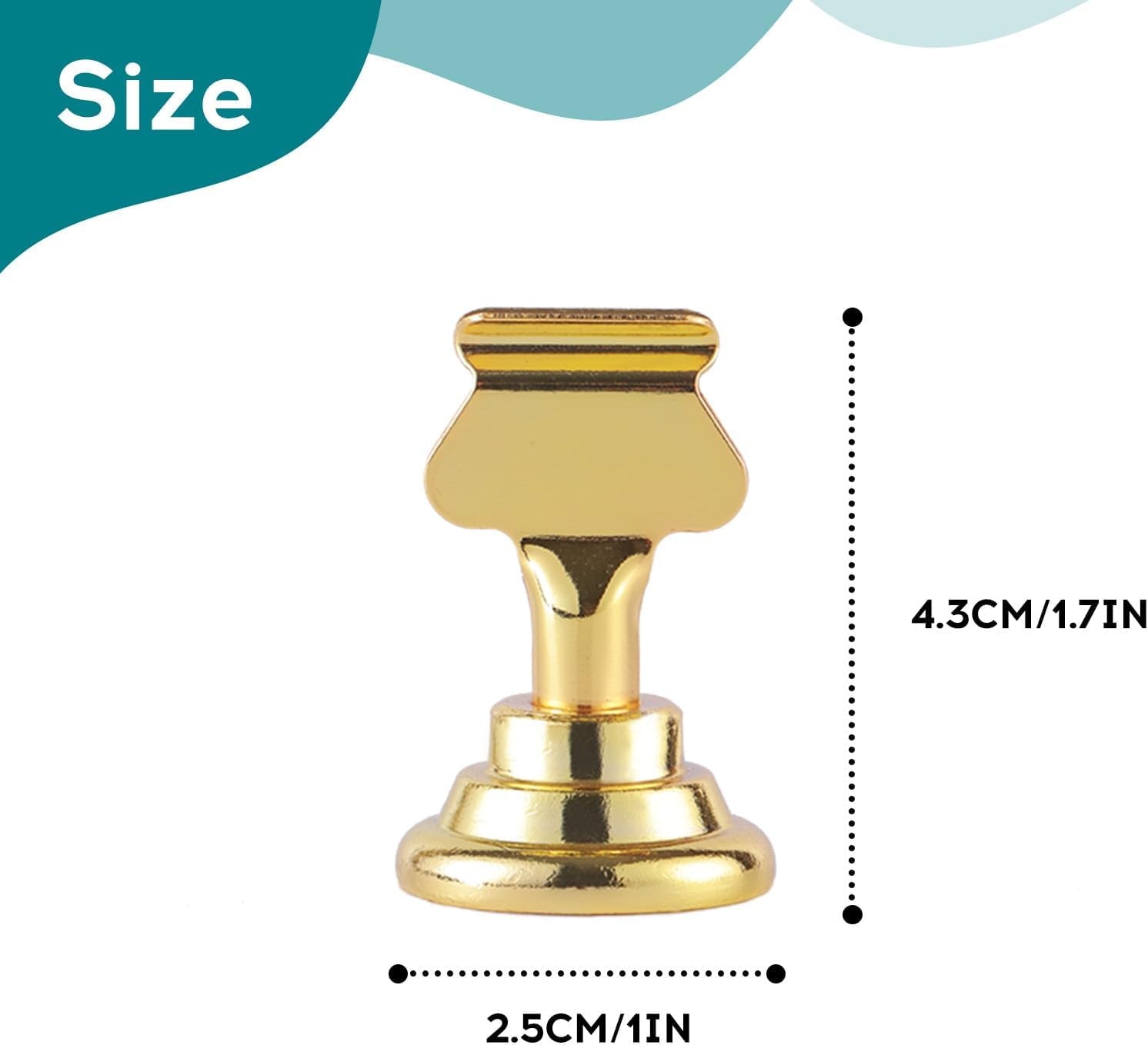 Pieces Table Card Holder Place Card Holders inches Gold Steel Card Holders for Photos, Food Signs, Memo Notes, Weddings, Restaurants, Birthdays.