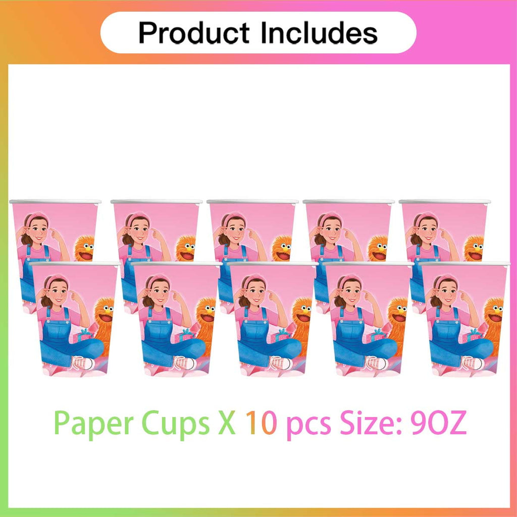 Ms Rachel Birthday Cups Party Supplies Plates Decorations Cake Topper Decor