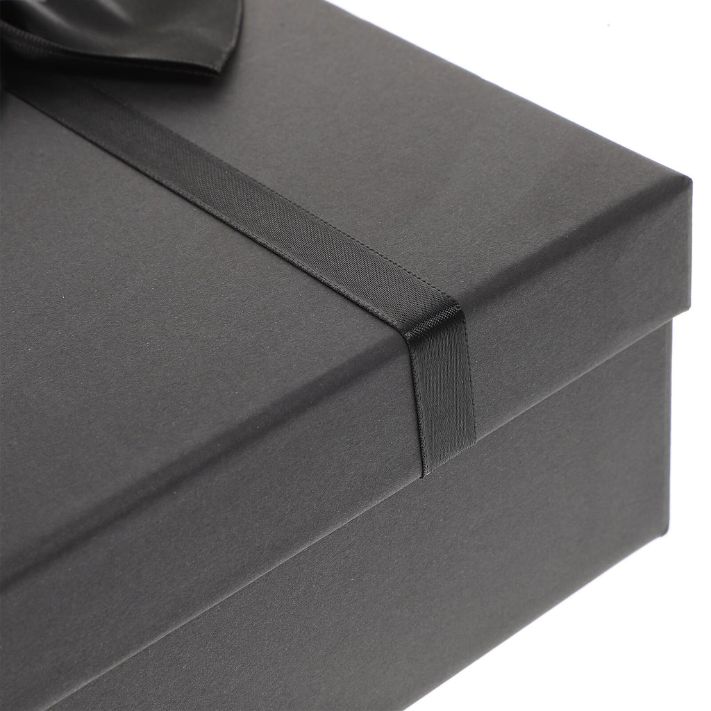 1Pc Christmas Gift Box Creative Present Package Case Paper Box (Black)