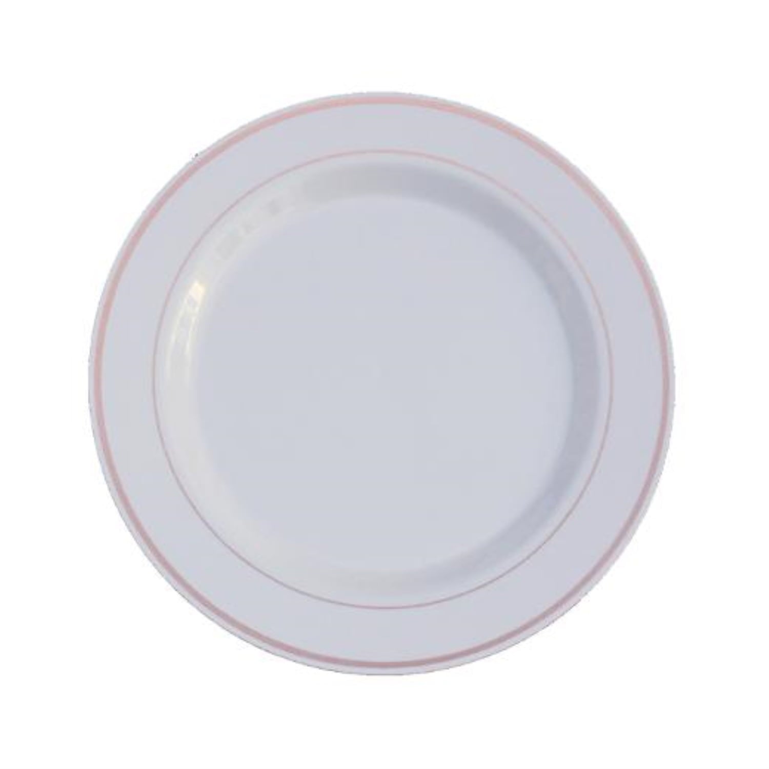 Crown Display Plastic Disposable Dinnerware Set - 60 Pcs - Wedding and Party Plates