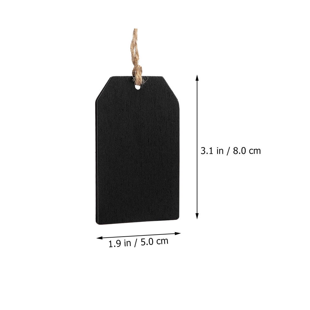 CIMAXIC DIY MultiFunction Gift Tags Black Chalkboard Design Organizing Objects Adornment