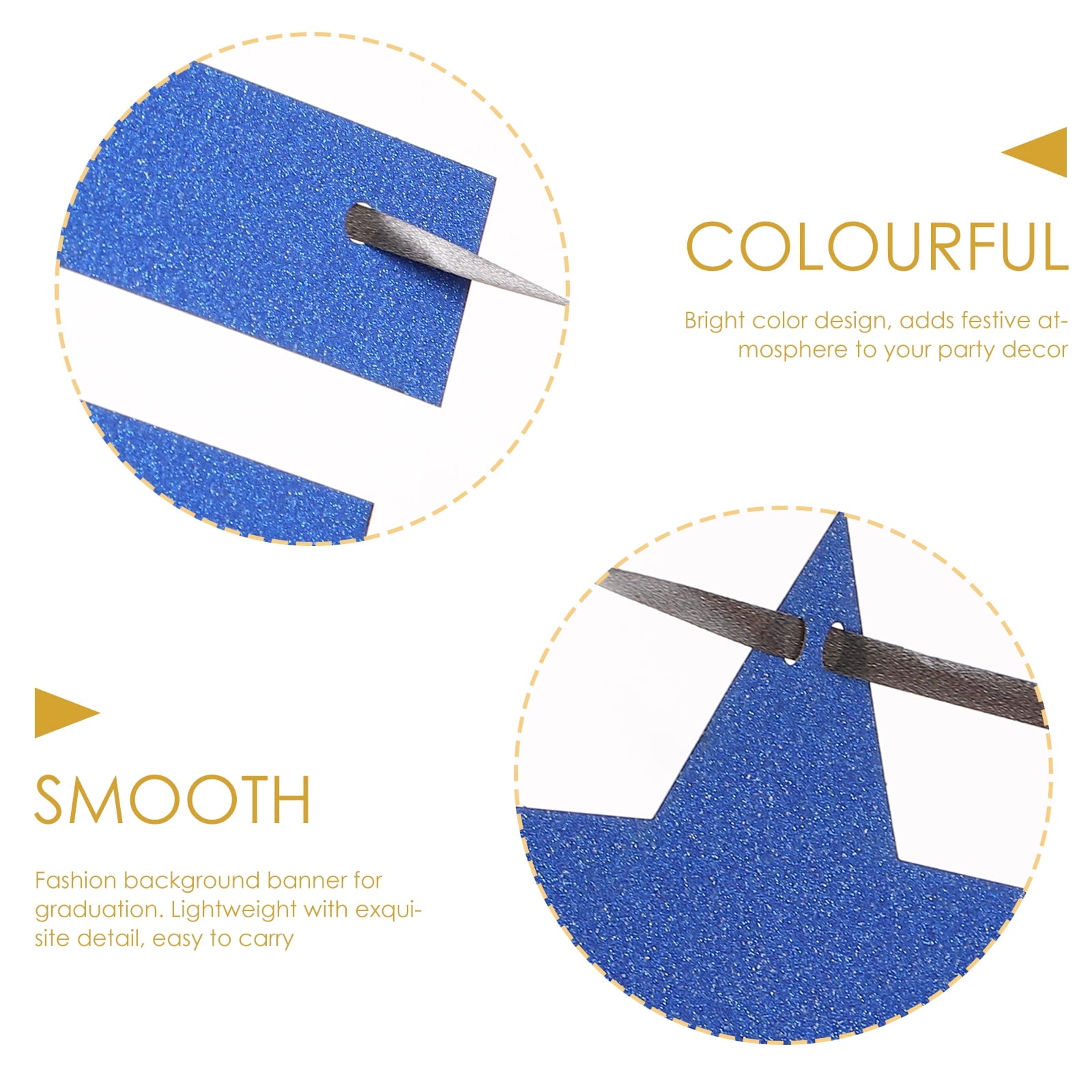 2 Pieces Graduation Season Banner Background Decor