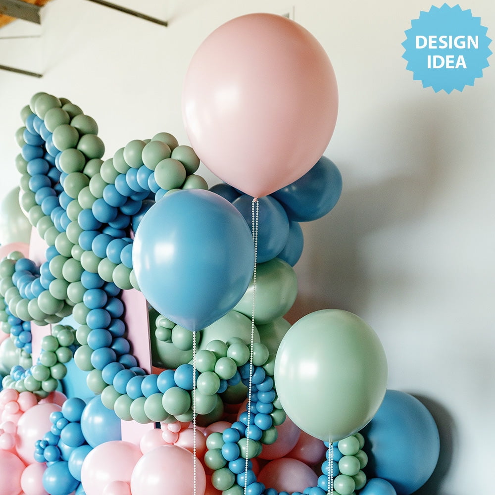 11 inch TUFTEX Meadow Green Latex Balloons (100 Pack) - Party Supplies Decorations