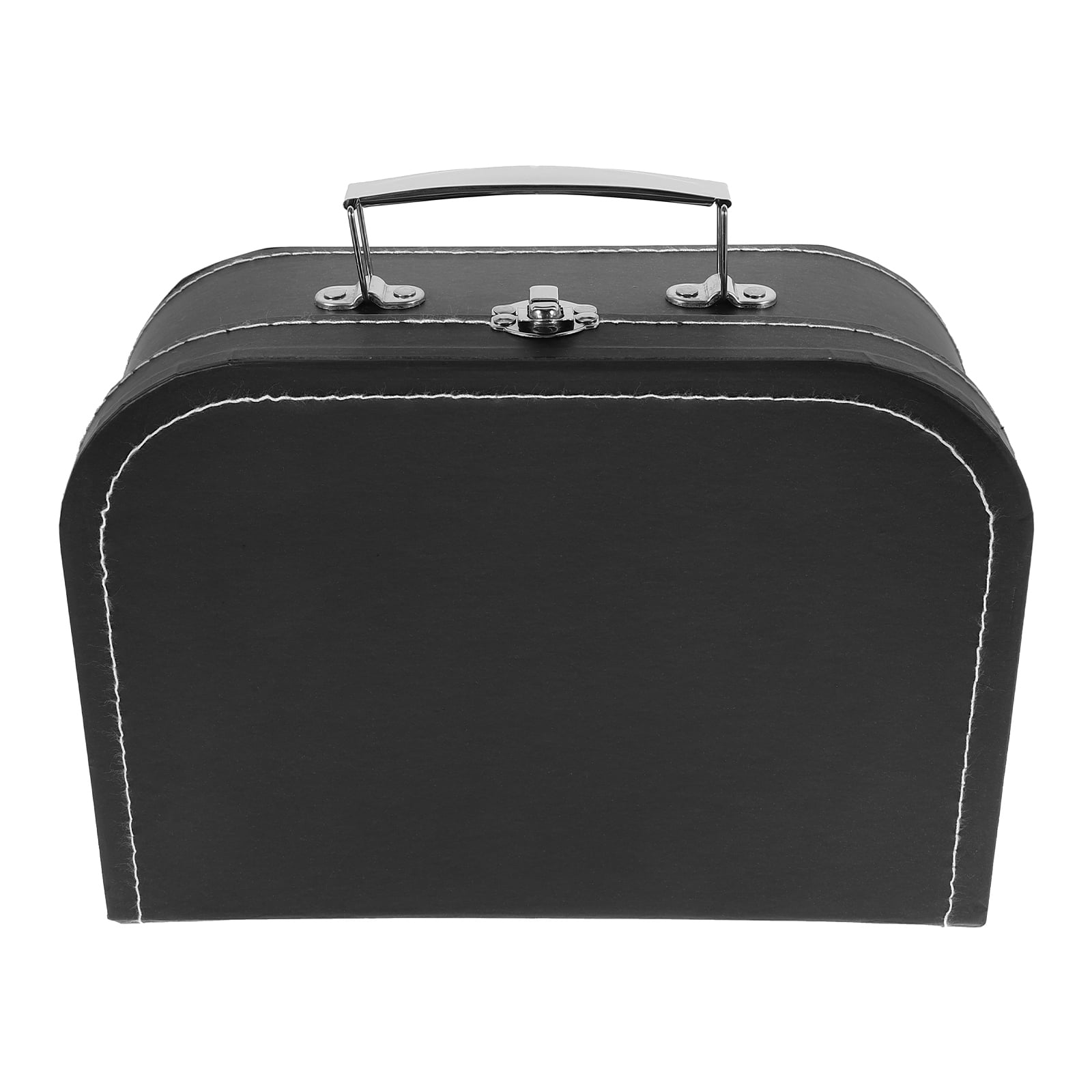 BERTDOMD Present Wrapping Box Gift Wedding Gift Packing Box Small Suitcase Party Favor Box with Stainless Steel Handle