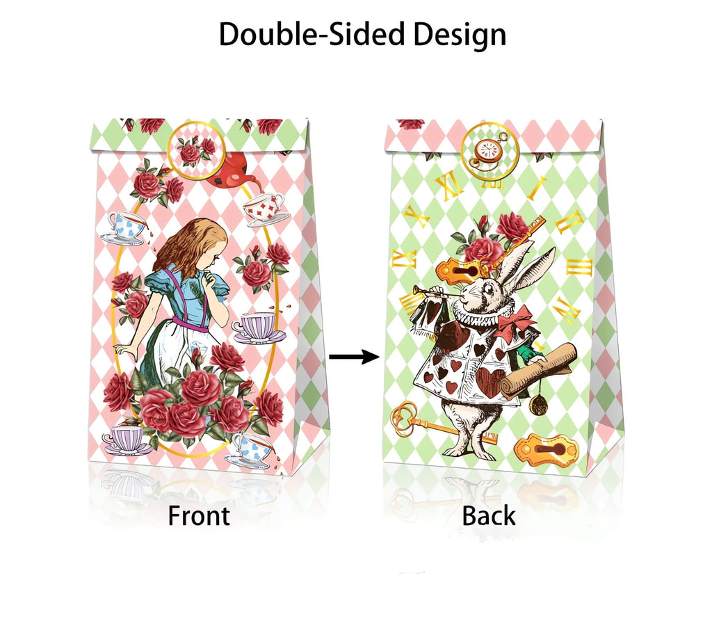 24 PCS Anime Party Favor Candy Bags for Anime Themed Birthday Supplies Decor,Kids Birthday Game Party Kraft Paper Goodie Gift Bag Decorations