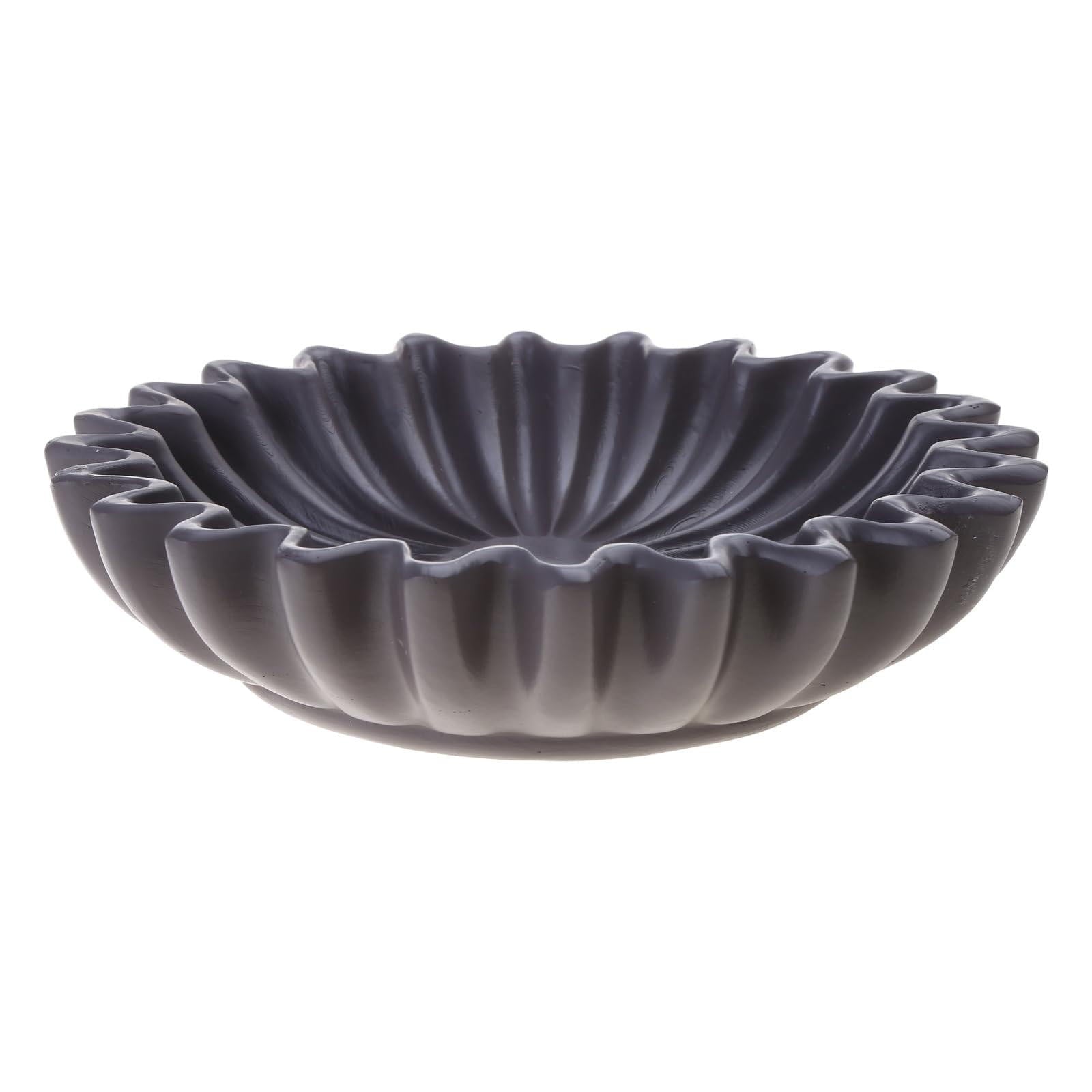 1*Decoration Ruffle Bowl Decorative Bowls for Home Decor Vintage Ring Dish Fruit Bowl Ruffle Bowl Decor for Living Room Design Coffee Table Bookshelf Desktop Decorations Clearance!