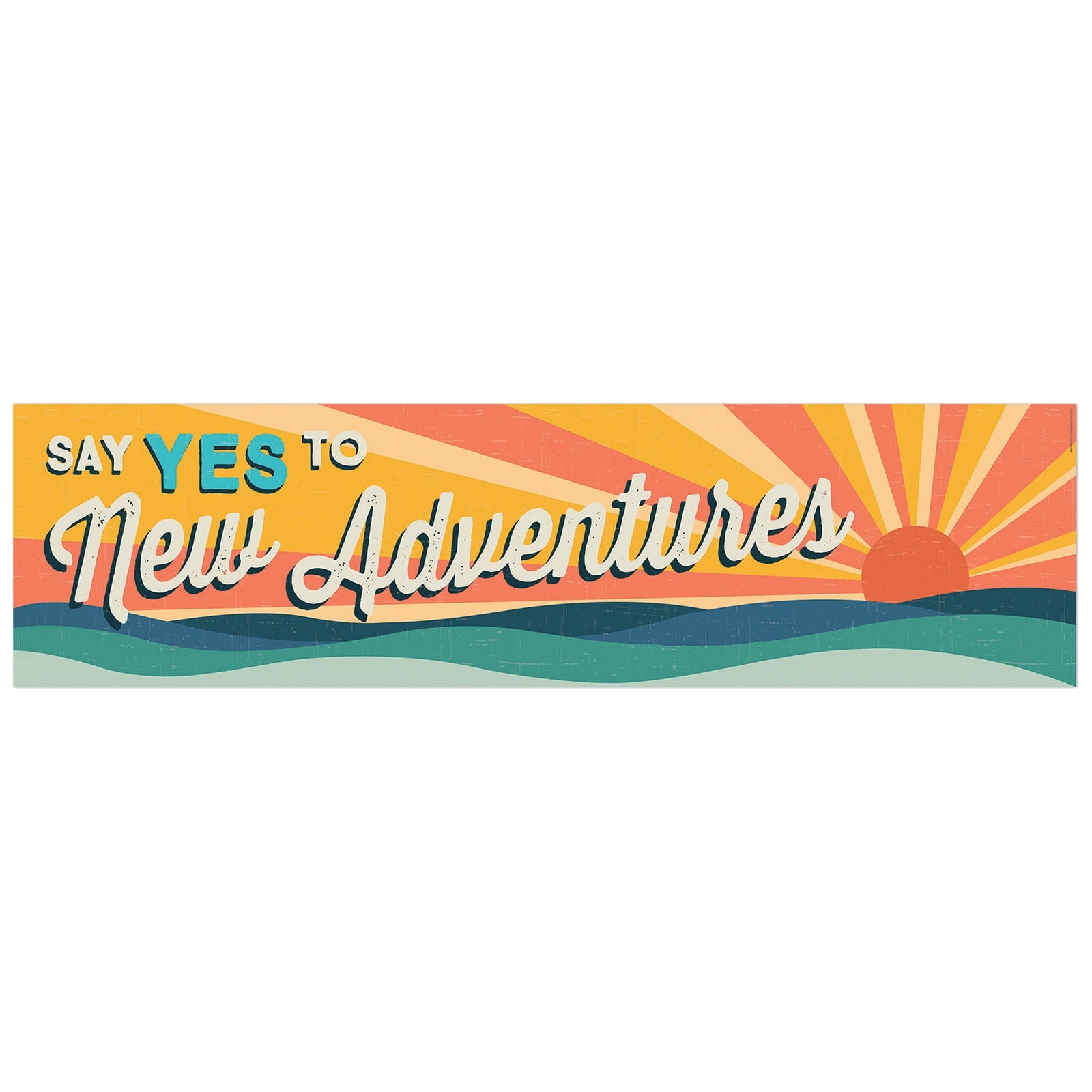 Eureka Adventurer Horizontal Banner, 45" x 12", Pack of 6