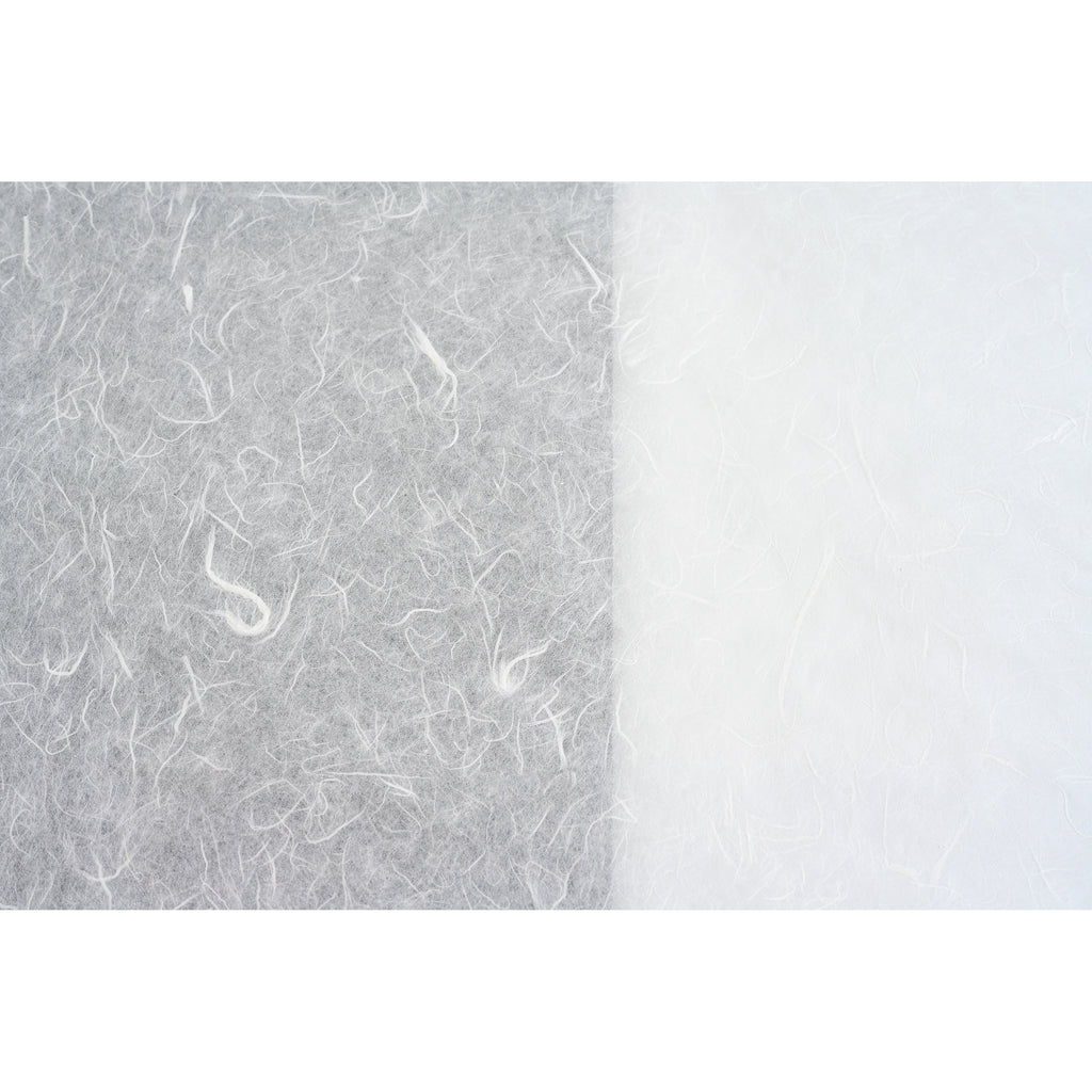 Korean Paper Hanji Natural Mulberry Fiber Texture Gift Wrapping Packaging Decorative Wallpaper UnYongJi Roll White 54Cm x 20m (21.3 x 787.4 Inches)