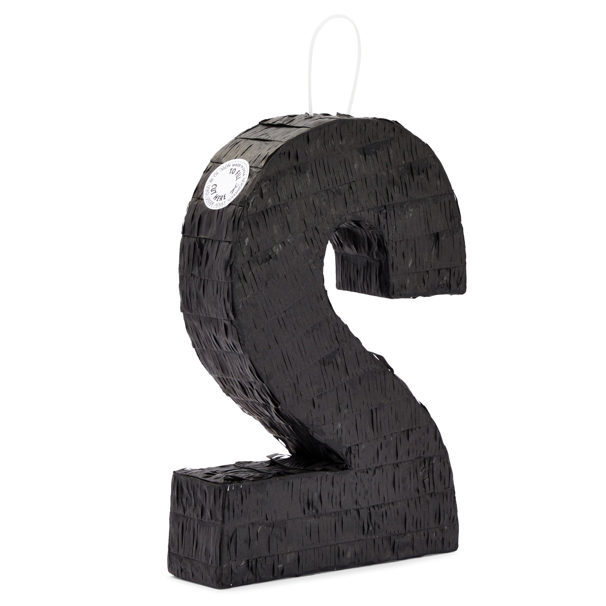 Number 2 Race Car Pinata for Two Fast Birthday Decorations, Party Supplies (Small, 11.85"L x 3"W x 16.5"H), For Ages 3+