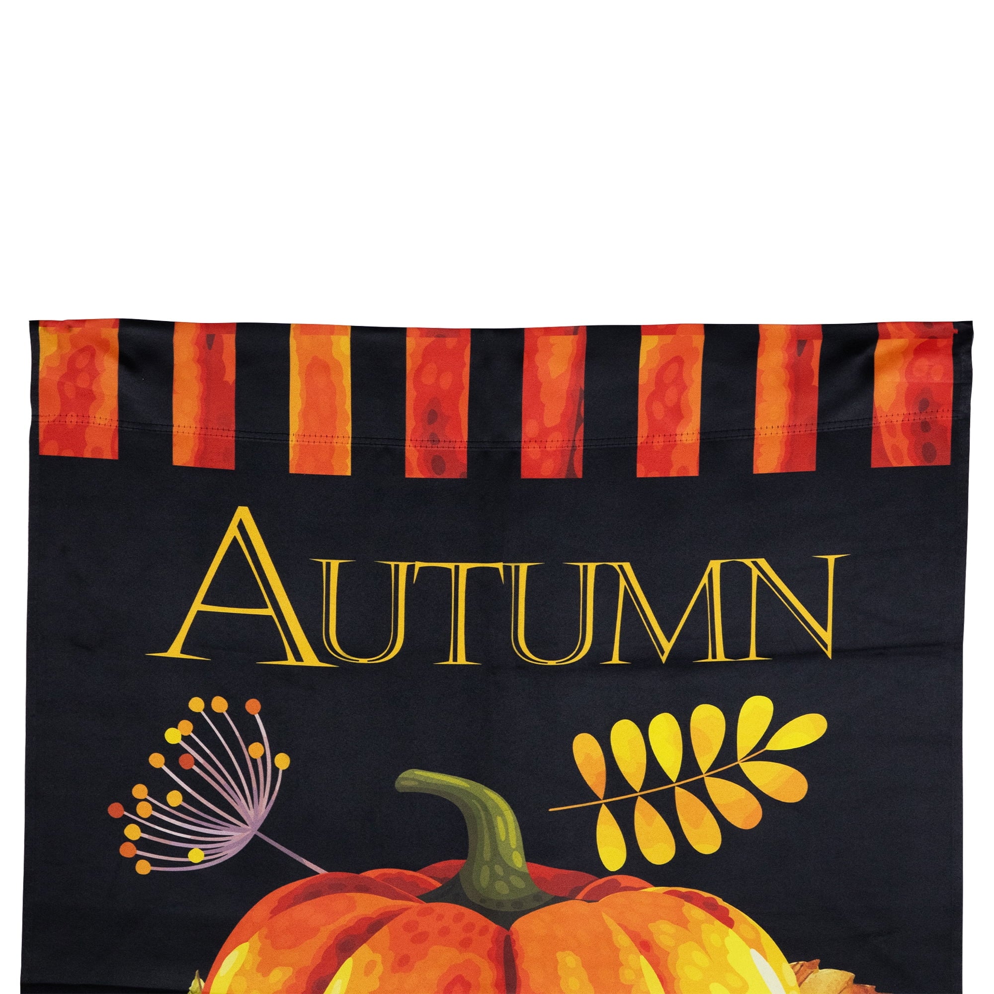 Northlight Autumn Blessings and Pumpkin Fall Harvest Outdoor House Flag - 40" x 28"