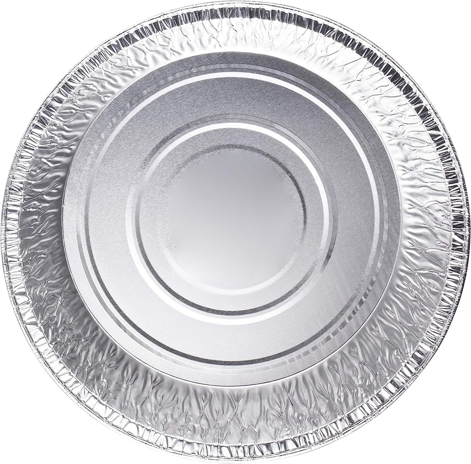 Displastible 10” Round Dutch Oven Liners Aluminum Pans for Cakes & Lasagna, 20-Pack