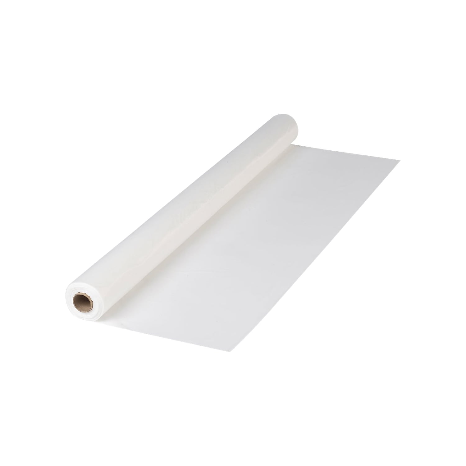 Hoffmaster Plastic Roll Tablecover, 40" x 300 ft, White