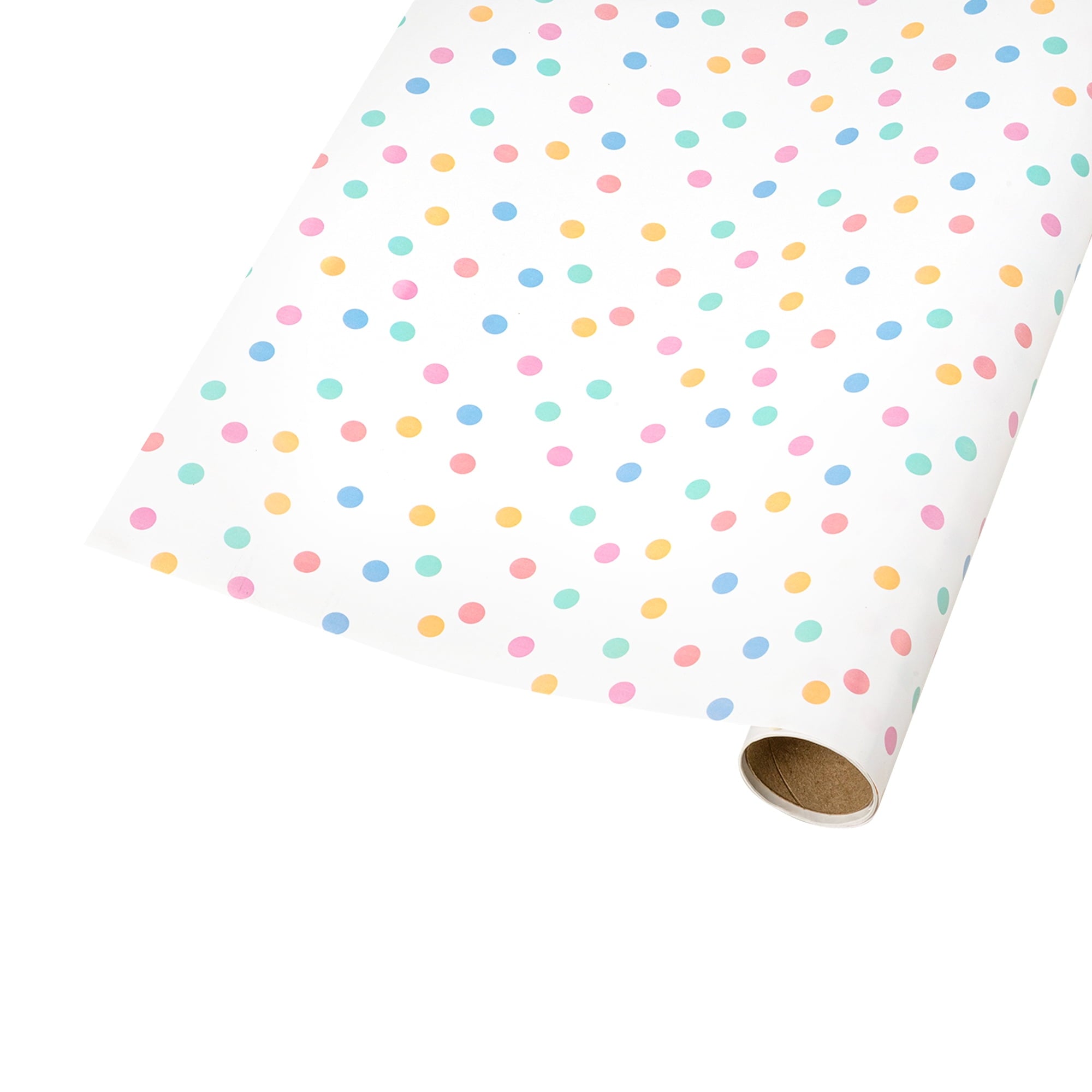 LaRibbons 30" x 8' Birthday Gift Wrap Kit, Wrapping Paper Rolls and Bows, Ribbon Eggs, Gift Tags, Pastel Party