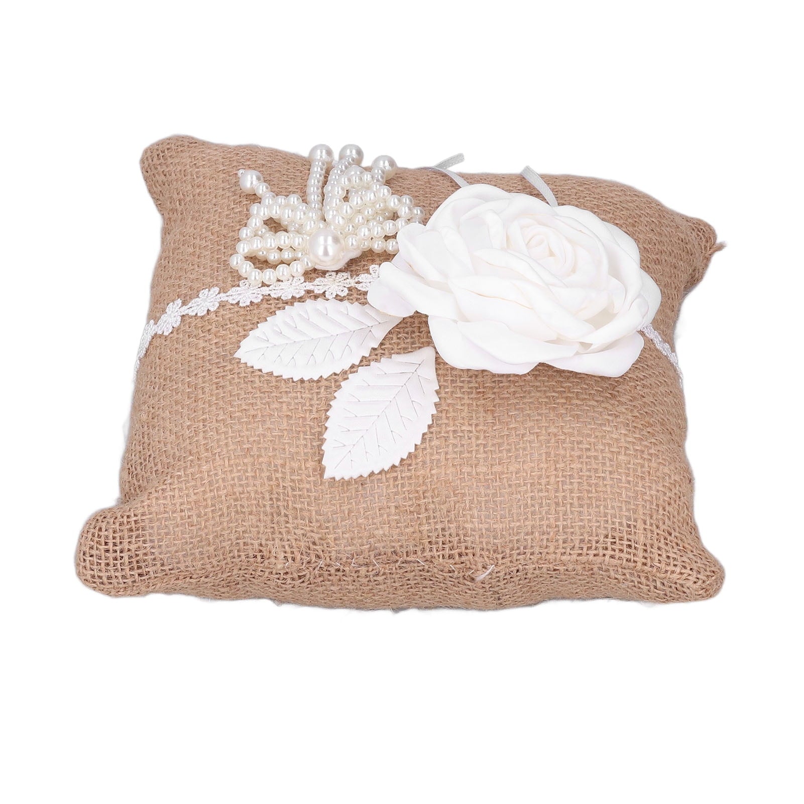 Verdant Touch Ring Bearer Pillow Wedding Ring Pillow Ring Bearer Cushion Wedding Anniversary Celebrations Party Decoration