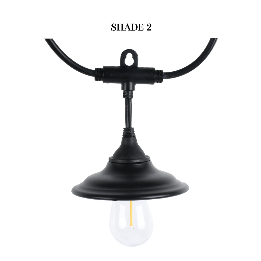 Auto Drive 120 Volts 10 Count Warm White LED Retro Metal Outdoor RV String Light