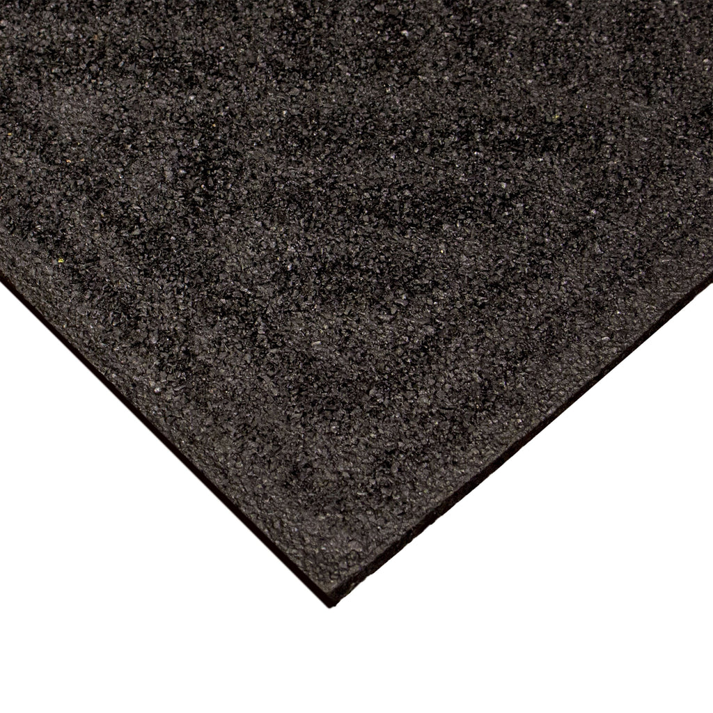 Mainstays Textures Crosshatch Polyester and Rubber Backed Doormat, 2' x 3', Smoke